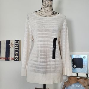 Banana Republic Cream Sweater SZ XL
